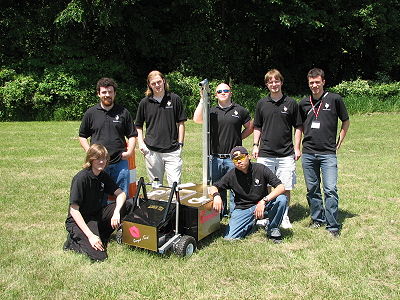 Candi, our robot for the 2007 IGVC competition.