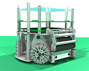 A developement rendering of a 2008 RoboCup robot